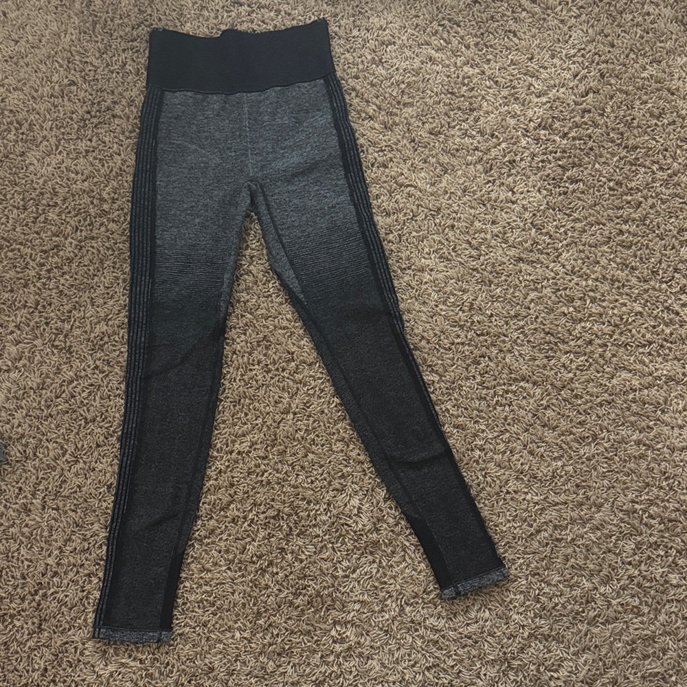 fabletics dark and light grey leggings